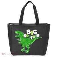 Cute Big Brother T-Rex Dinosaur Tote Bag thumb 0