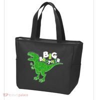 Cute Big Brother T-Rex Dinosaur Tote Bag thumb 3