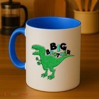 Cute Big Brother T-Rex Dinosaur Coffee Mug thumb 4