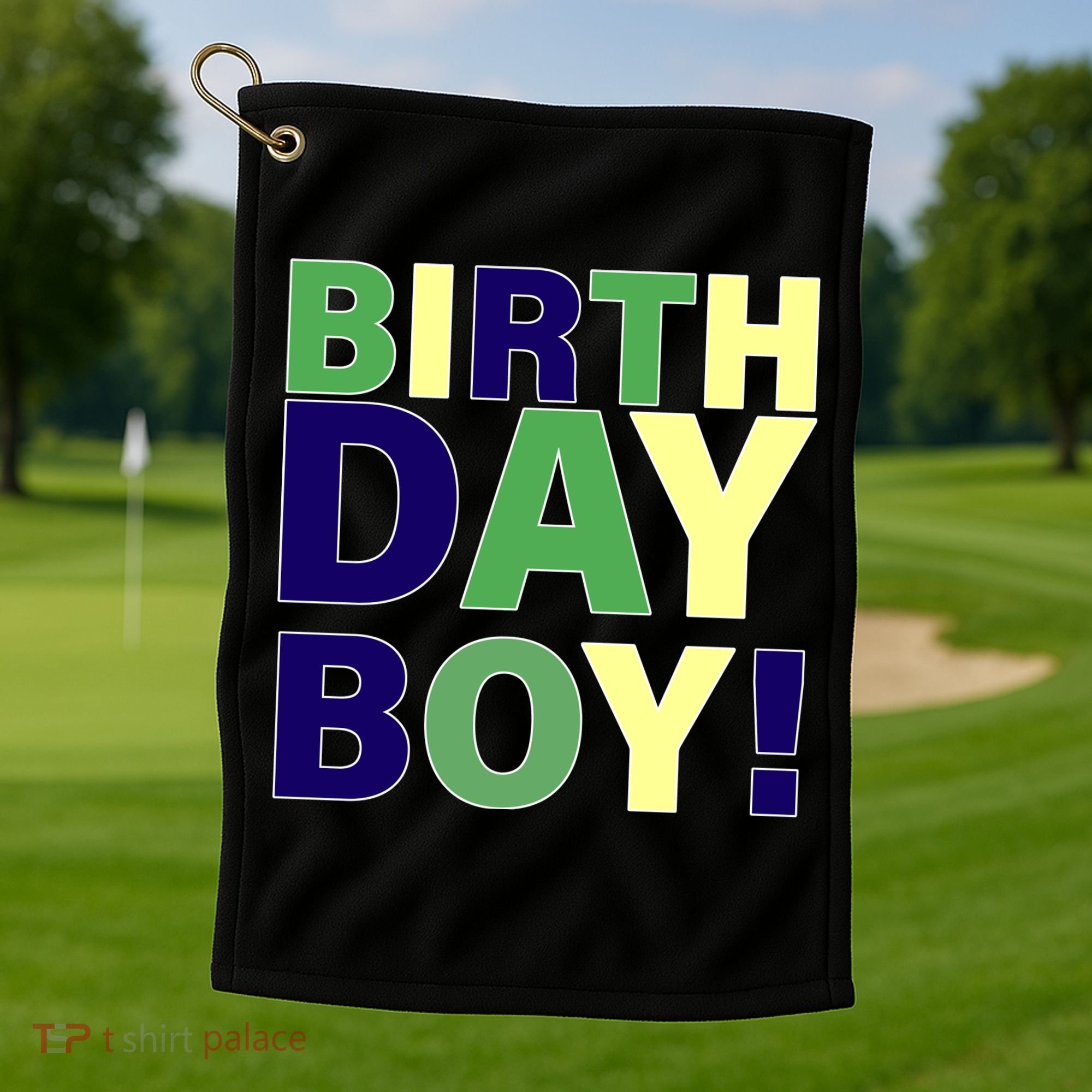 Cute Birthday Boy! Golf Towel