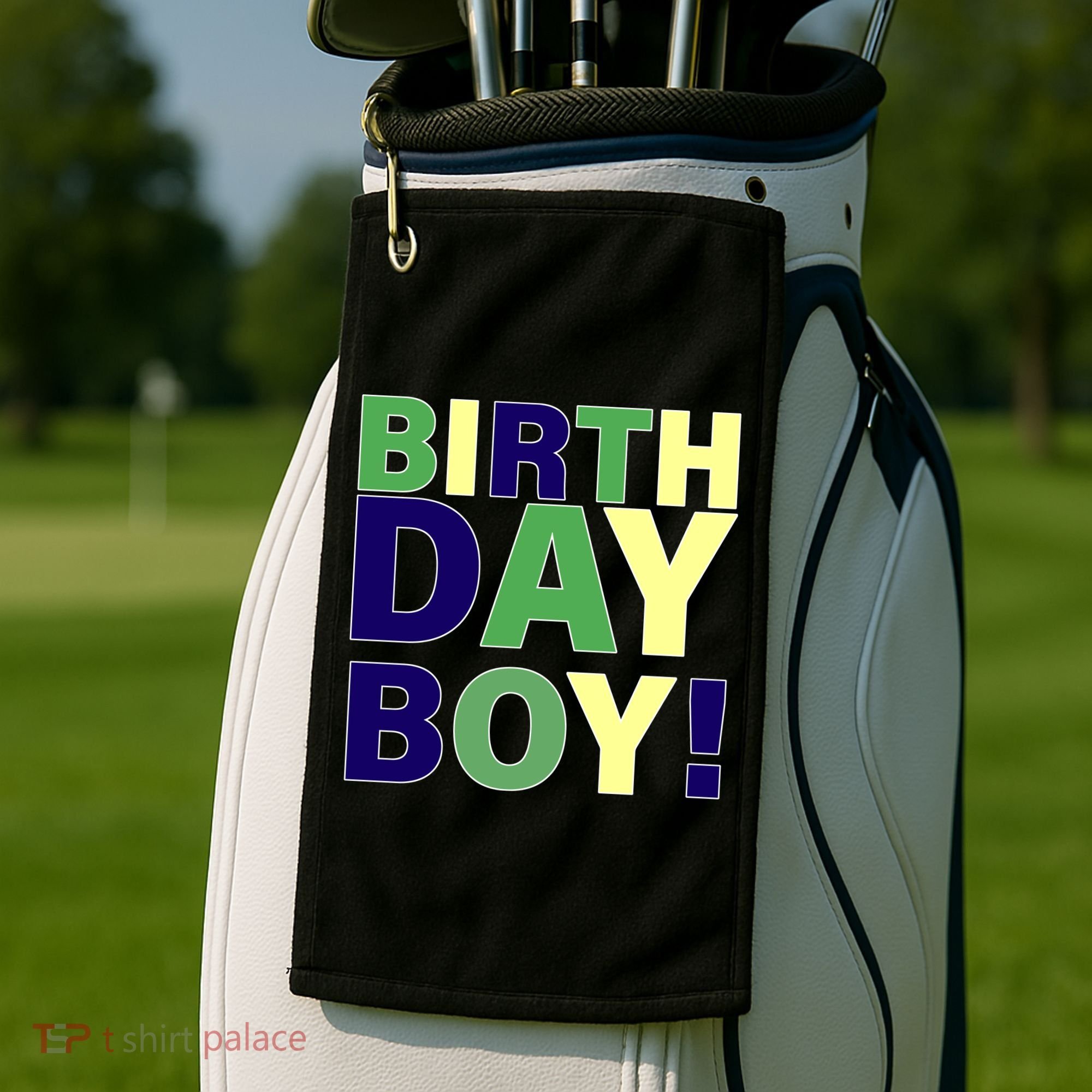 Cute Birthday Boy! Golf Towel