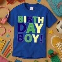 Cute Birthday Boy! Kids T-Shirt thumb 3