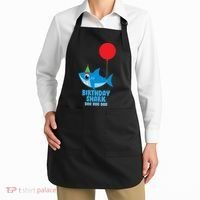 Cute Birthday Shark Doo Doo Doo  Apron thumb 2