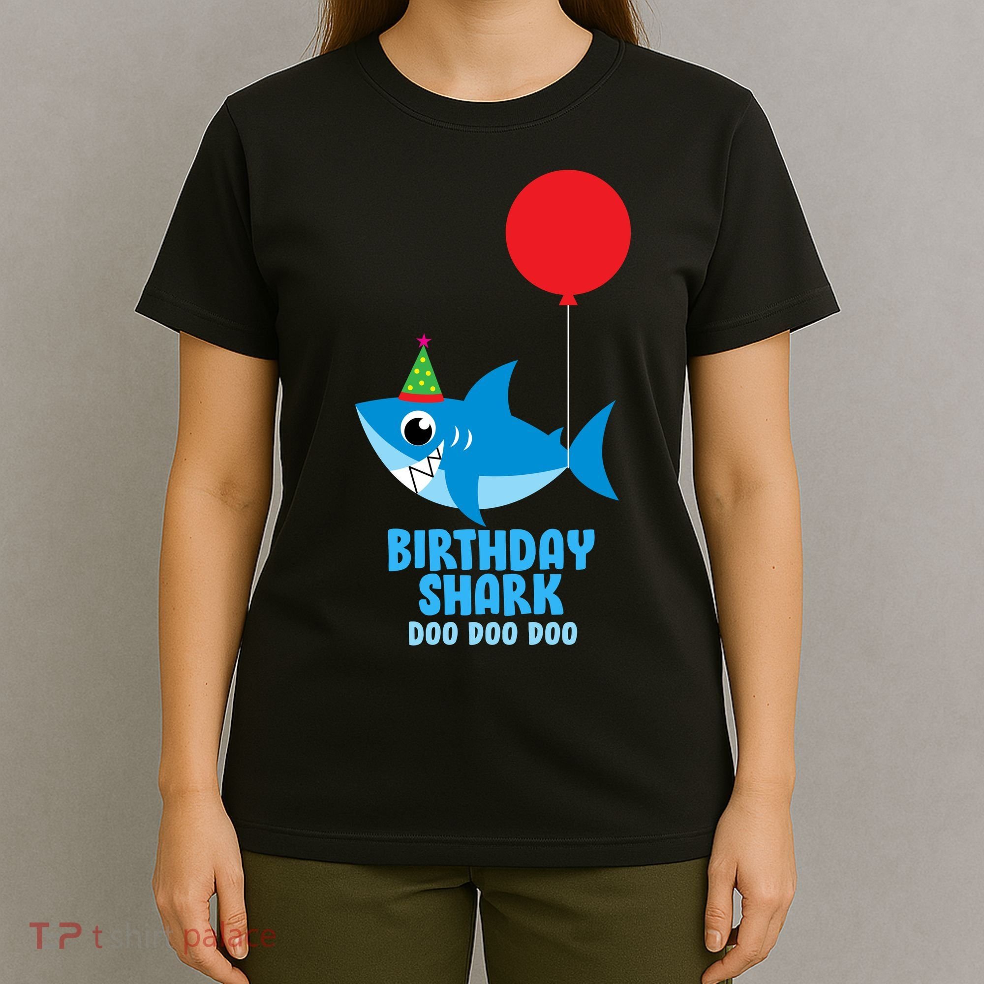 Cute Birthday Shark Doo Doo Doo  T-Shirt