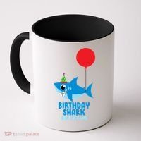 Cute Birthday Shark Doo Doo Doo  Coffee Mug thumb 0
