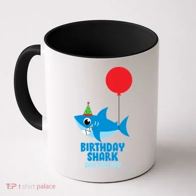 Cute Birthday Shark Doo Doo Doo Coffee Mug