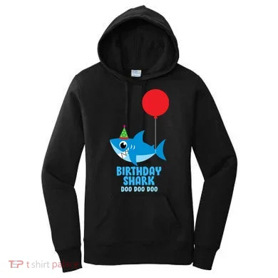 Cute Birthday Shark Doo Doo Doo Women's Hoodie