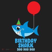 Cute Birthday Shark Doo Doo Doo  Tumbler thumb 3