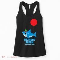 Cute Birthday Shark Doo Doo Doo  Women's Tank Top thumb 0