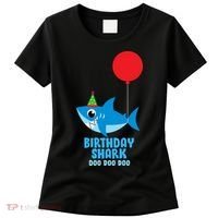 Cute Birthday Shark Doo Doo Doo  Women's T-Shirt thumb 0