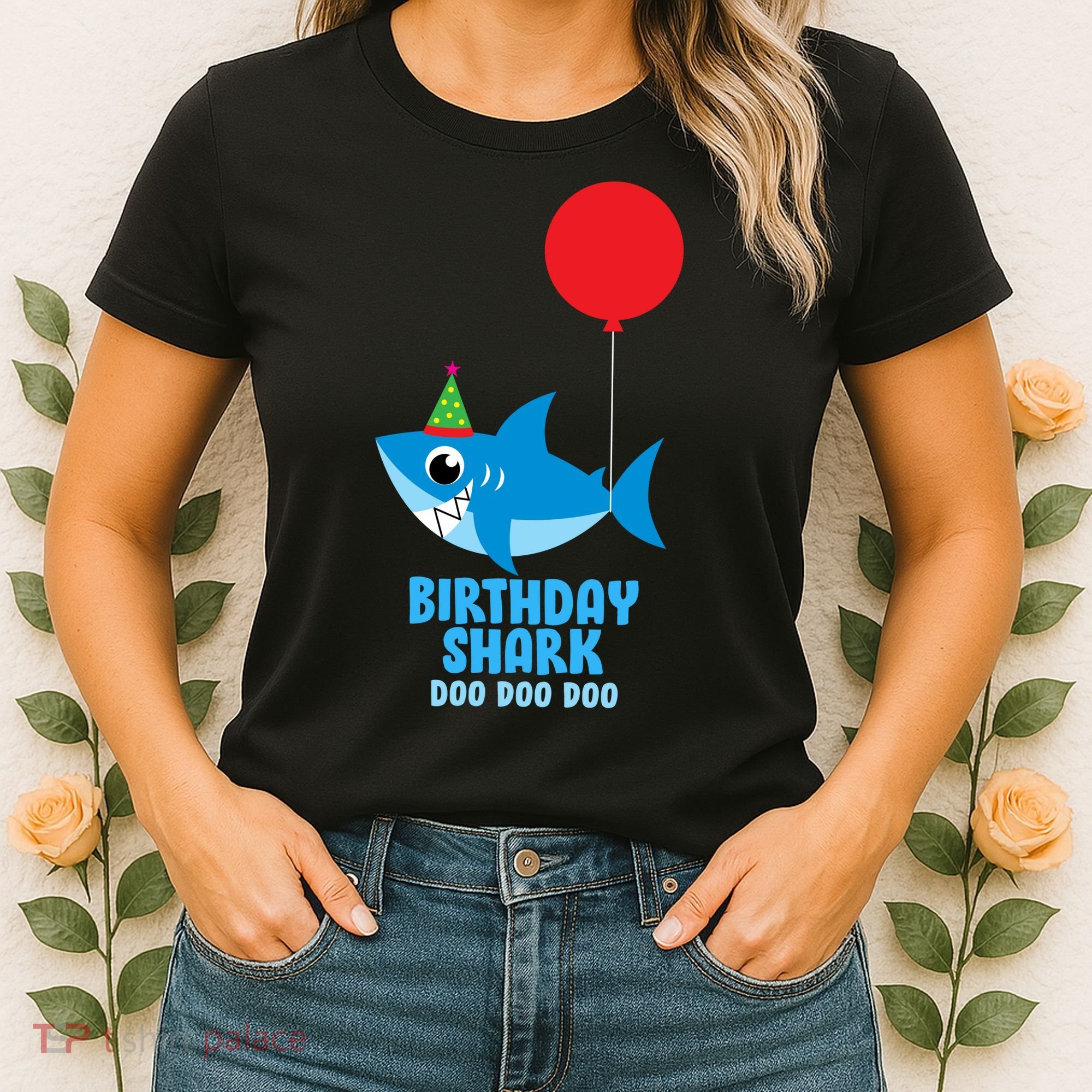 Cute Birthday Shark Doo Doo Doo  Women's T-Shirt