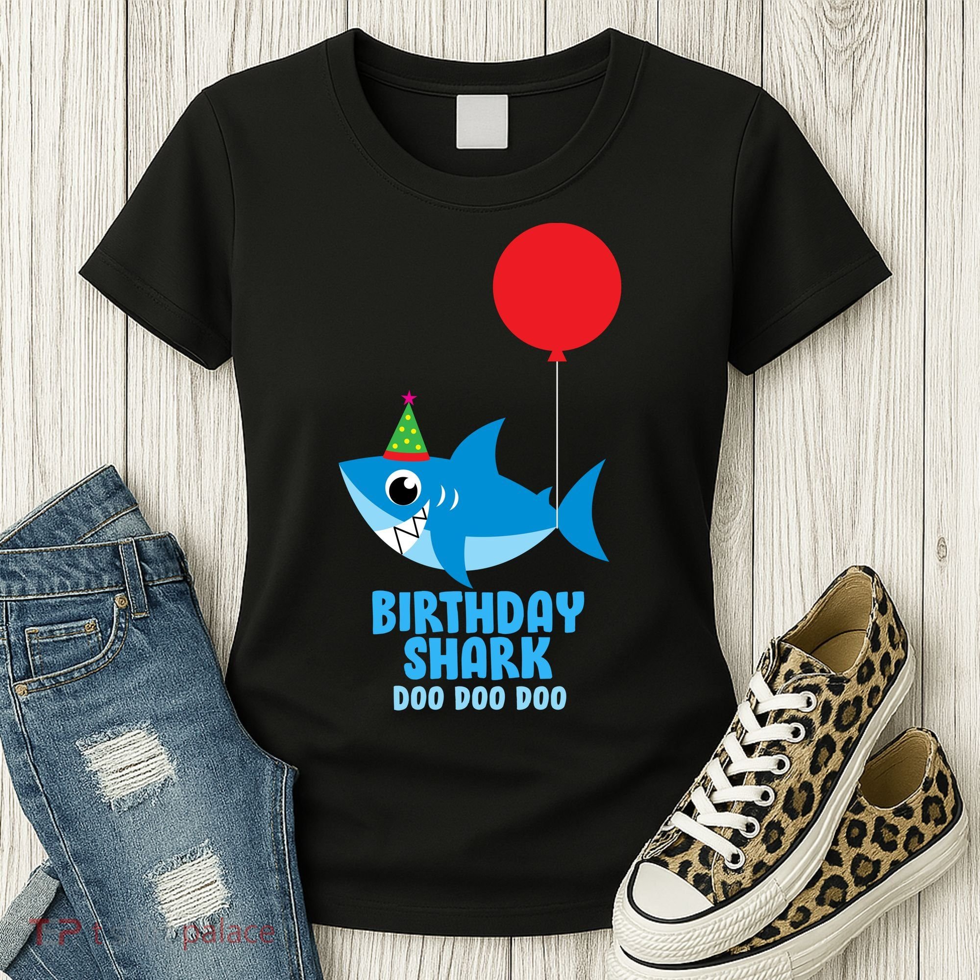 Cute Birthday Shark Doo Doo Doo  Women's T-Shirt