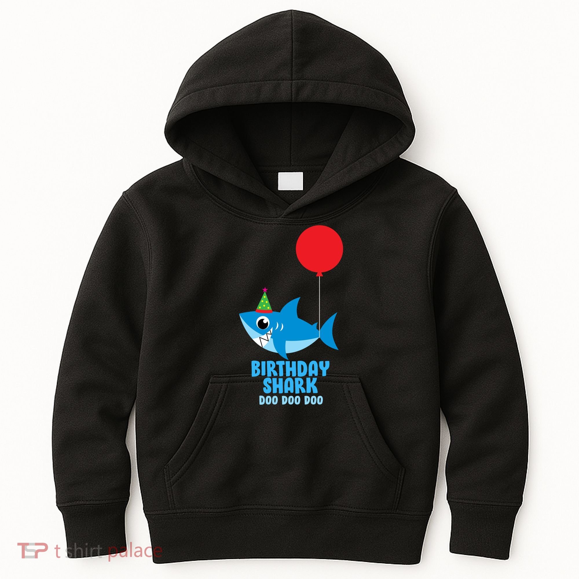 Cute Birthday Shark Doo Doo Doo  Kids Hoodie