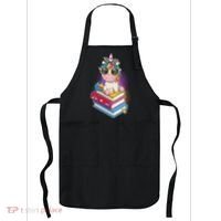Cute Book Lover Unicorn Back to School Apron thumb 0