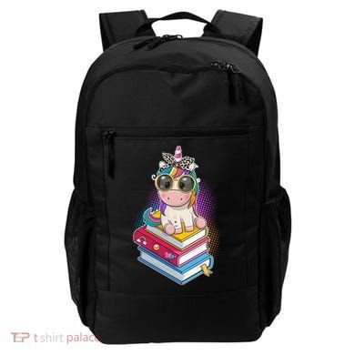 Cute Book Lover Unicorn Back to School Backpack