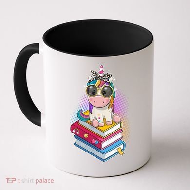 Cute Book Lover Unicorn Back to School Coffee Mug