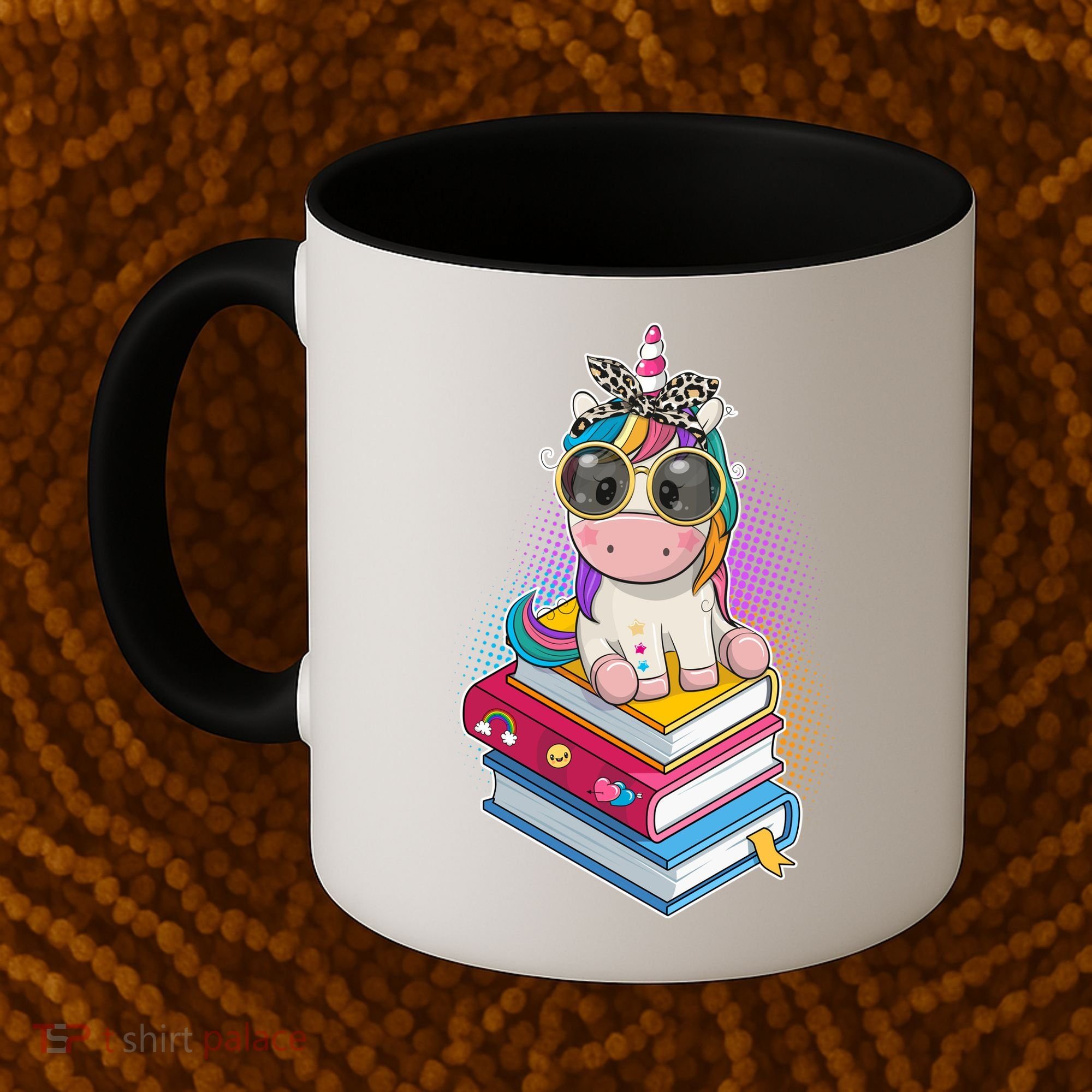 Cute Book Lover Unicorn Back to School Coffee Mug