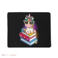 Cute Book Lover Unicorn Back to School Mousepad thumb 0