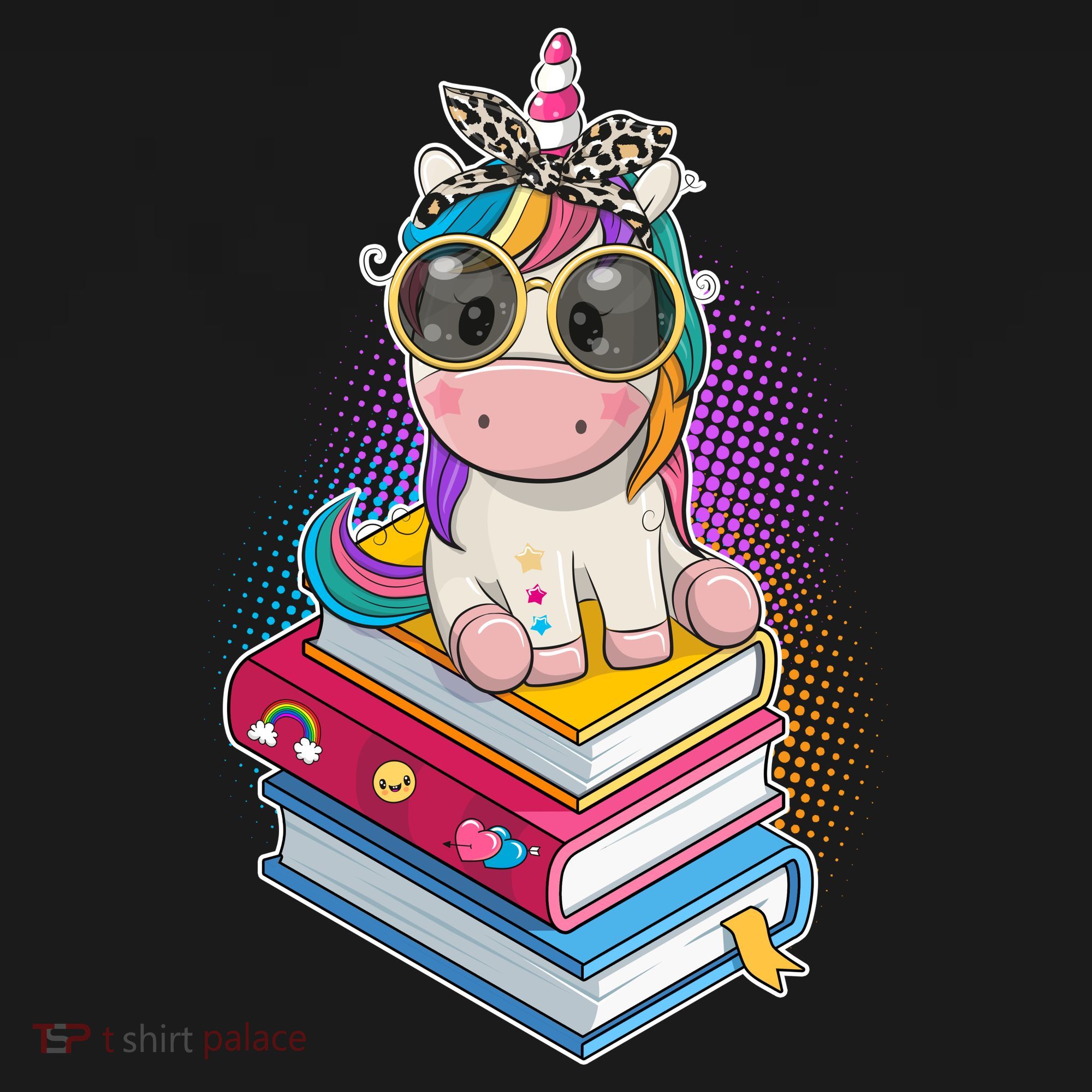 Cute Book Lover Unicorn Back to School Mousepad