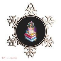 Cute Book Lover Unicorn Back to School Ornament thumb 0