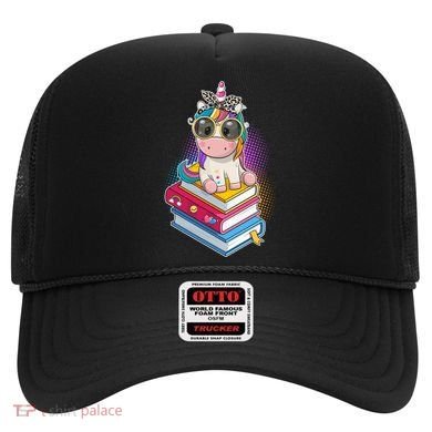 Cute Book Lover Unicorn Back to School Hat