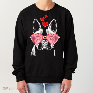 Cute Boston Terrier Women's Sweatshirt