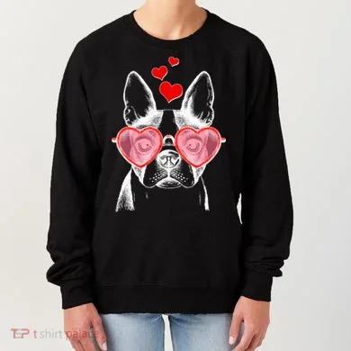 Cute Boston Terrier Women's Sweatshirt