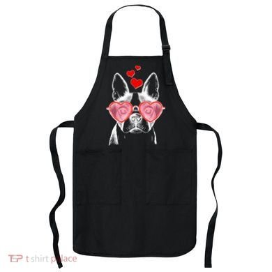 Cute Boston Terrier Apron