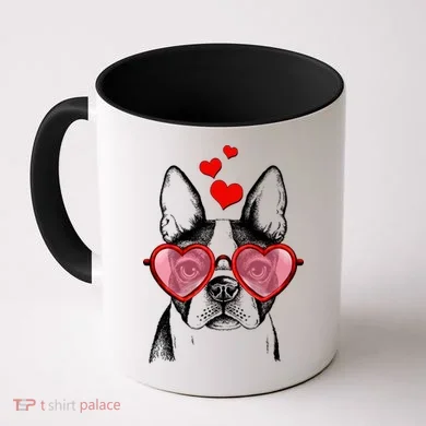 Cute Boston Terrier Coffee Mug