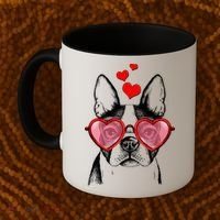 Cute Boston Terrier Coffee Mug thumb 2