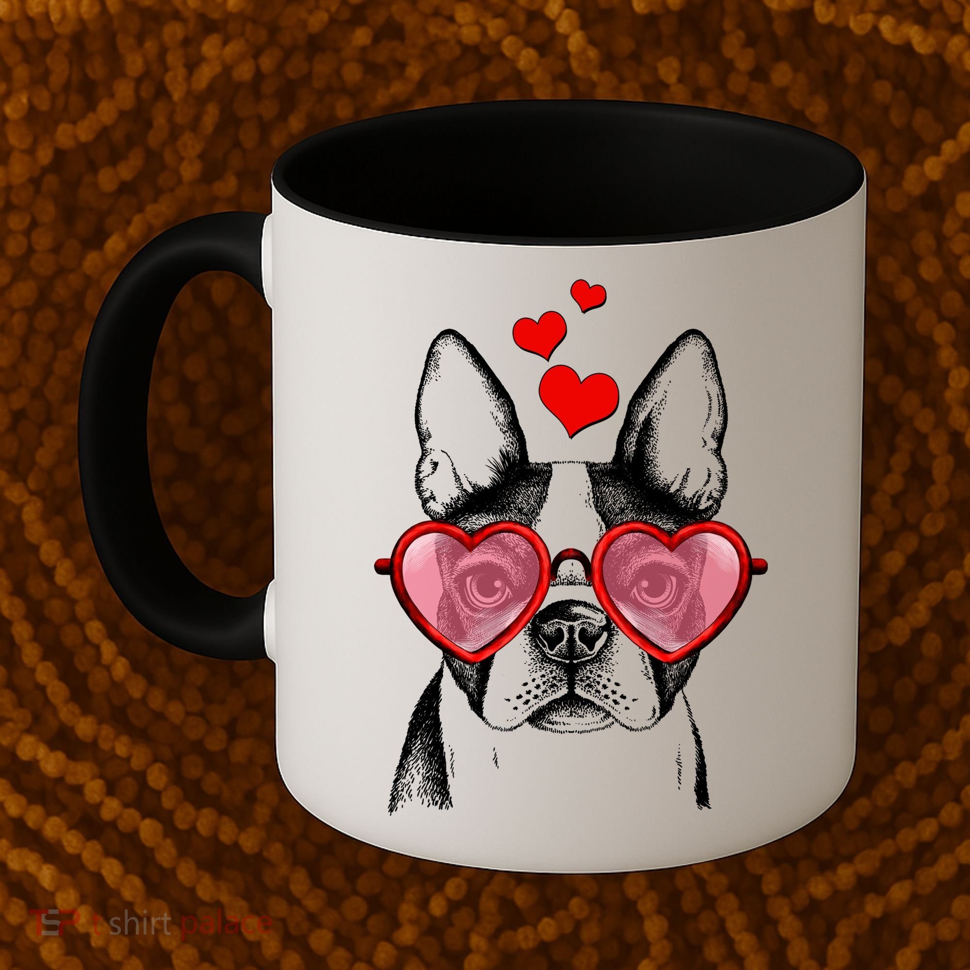 Cute Boston Terrier Coffee Mug
