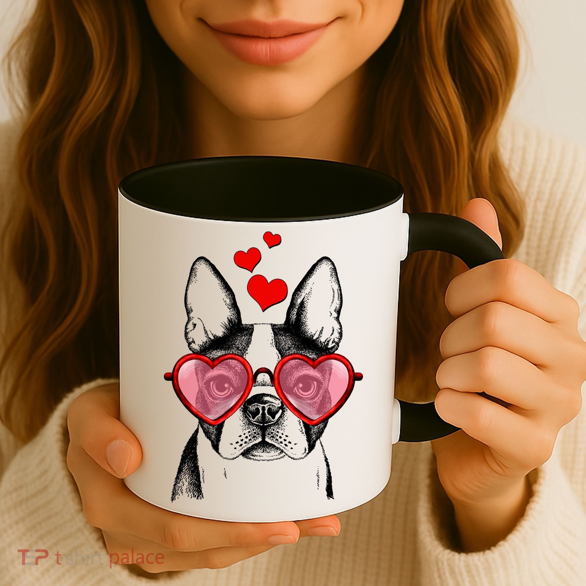 Cute Boston Terrier Coffee Mug