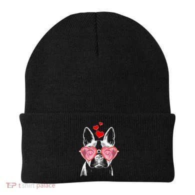 Cute Boston Terrier Beanie