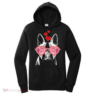 Cute Boston Terrier Women's Hoodie
