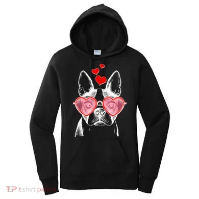 Cute Boston Terrier Women's Hoodie