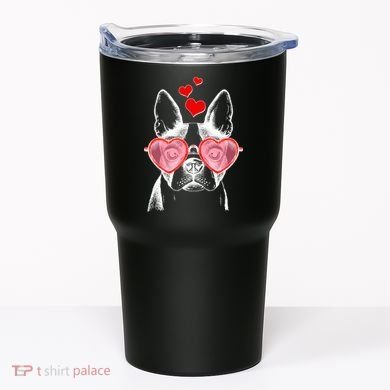 Cute Boston Terrier Tumbler