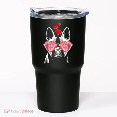 Cute Boston Terrier Tumbler