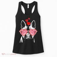 Cute Boston Terrier Women's Tank Top thumb 0