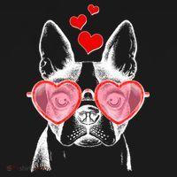 Cute Boston Terrier Tank Top thumb 6