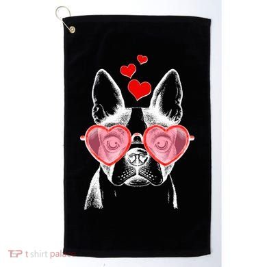 Cute Boston Terrier Golf Towel