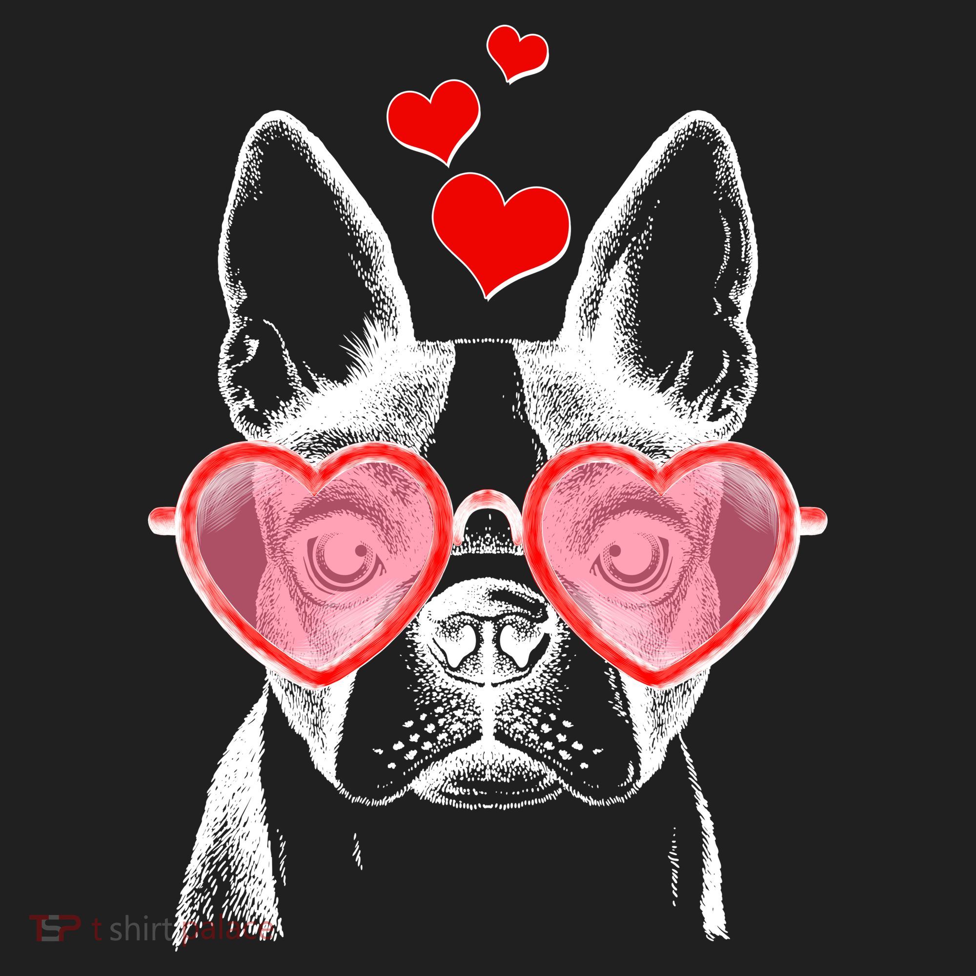 Cute Boston Terrier Golf Towel