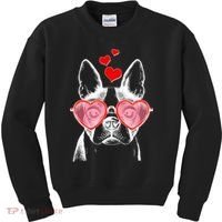 Cute Boston Terrier Kids Sweatshirt thumb 0