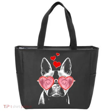 Cute Boston Terrier Tote Bag