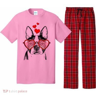 Cute Boston Terrier Pajama Set