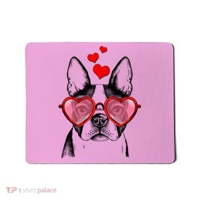 Cute Boston Terrier Mousepad