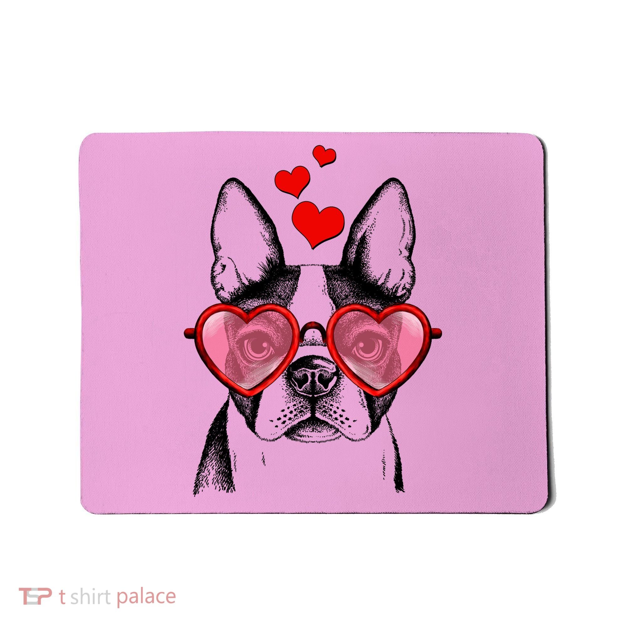 Cute Boston Terrier Mousepad