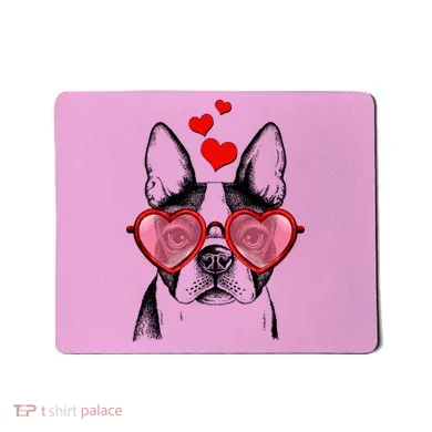 Cute Boston Terrier Mousepad