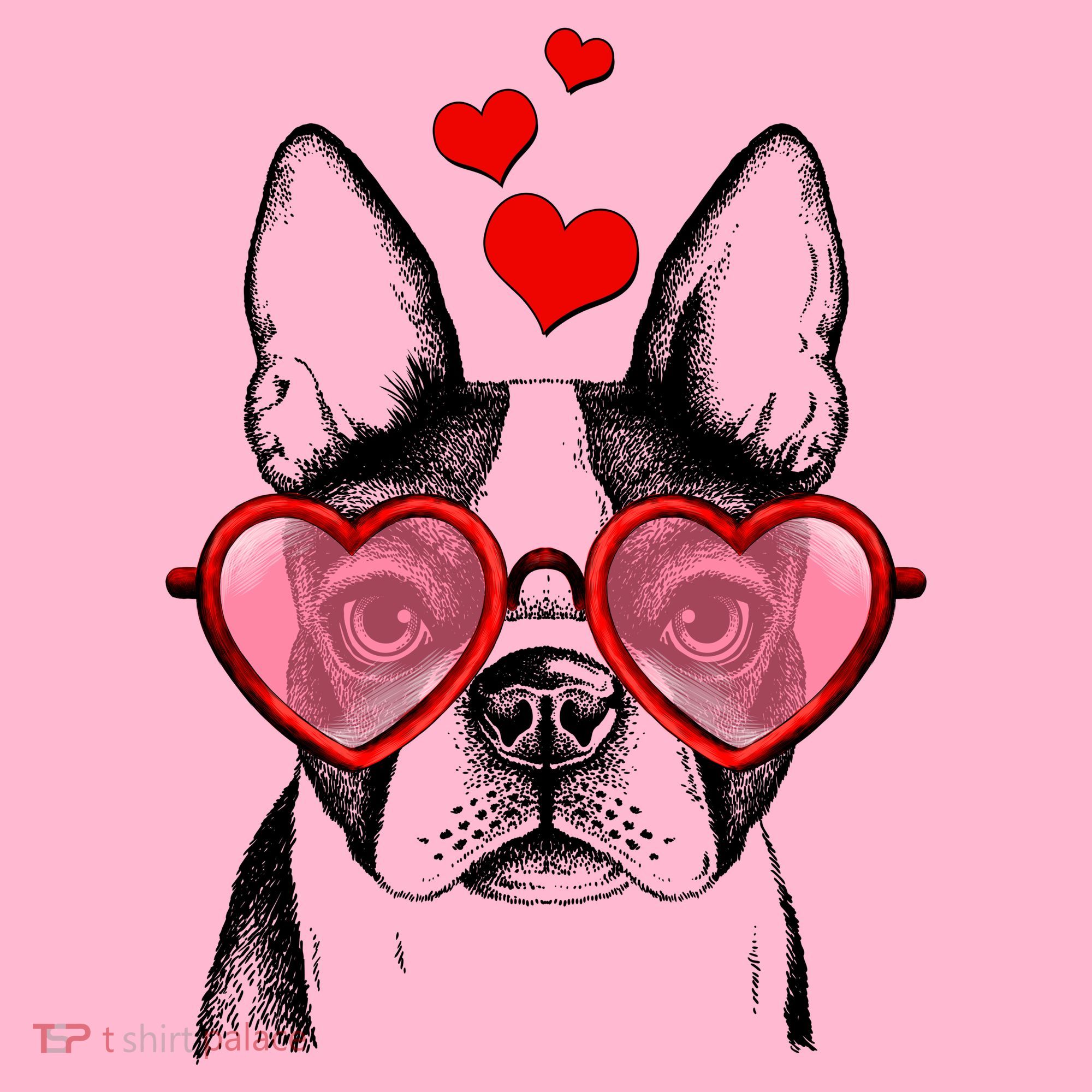 Cute Boston Terrier Mousepad