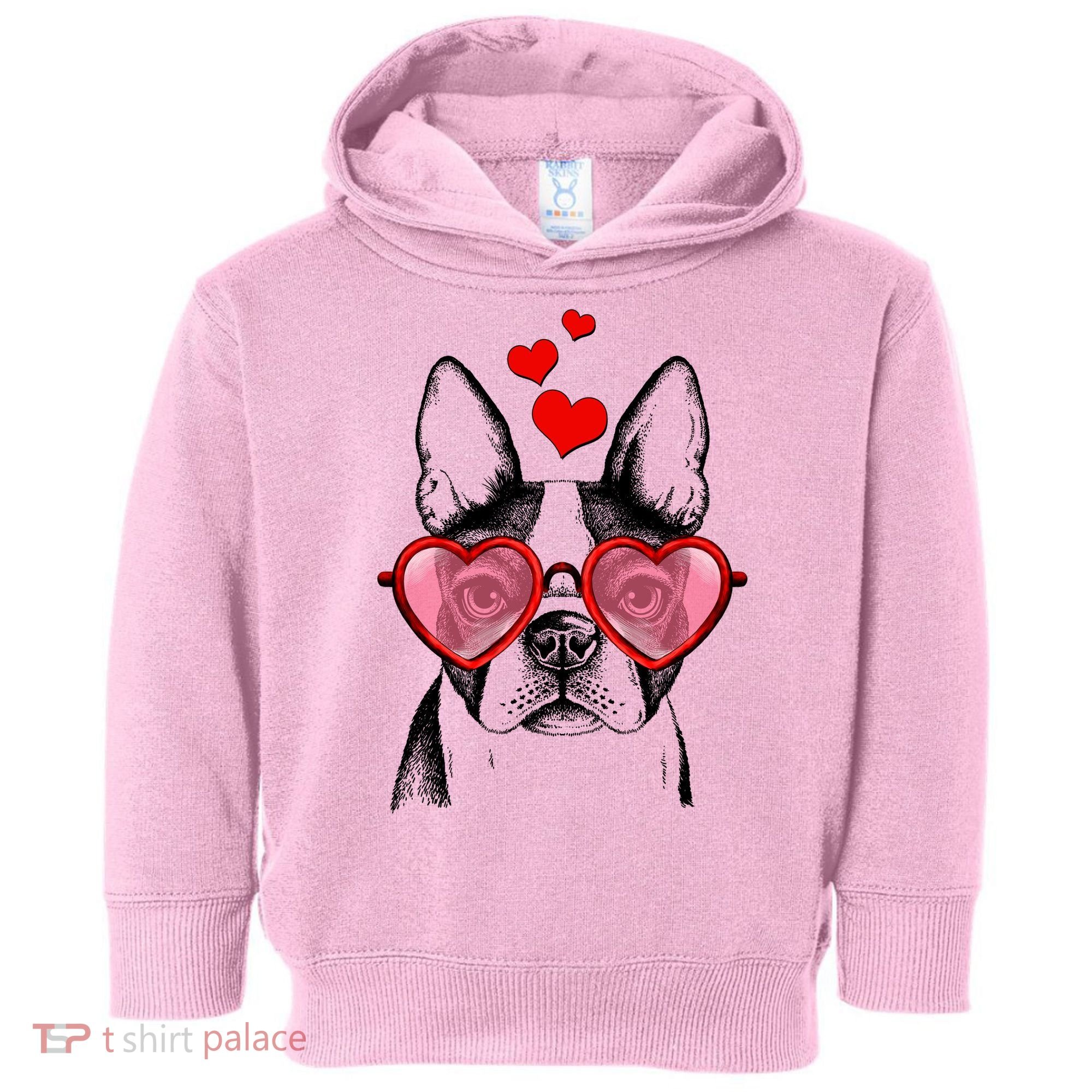 Cute Boston Terrier Toddler Hoodie