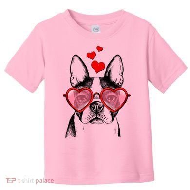 Cute Boston Terrier Toddler T-Shirt